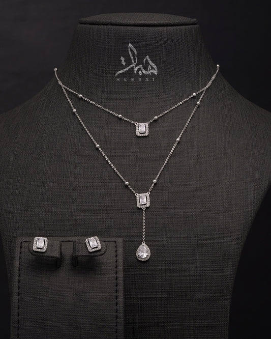 طقم جيهان فضي