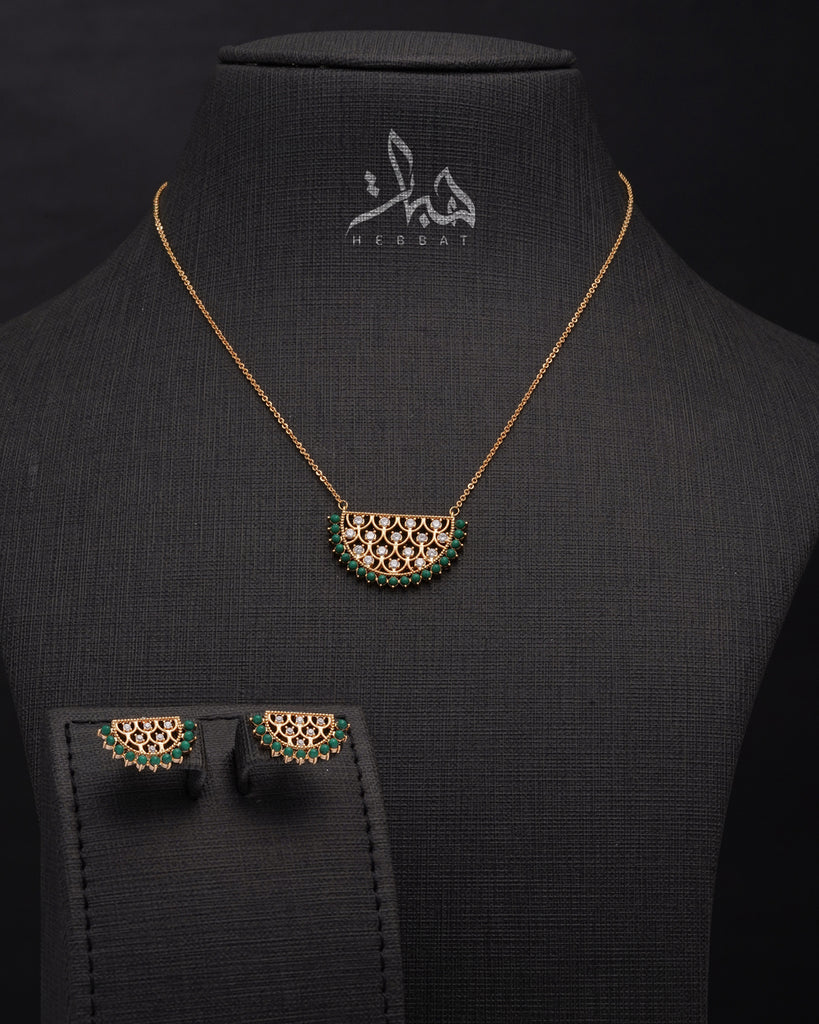 طقم بريشا ذهبي ذهبي 