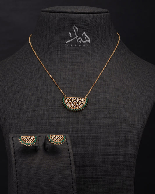 طقم بريشا ذهبي ذهبي 