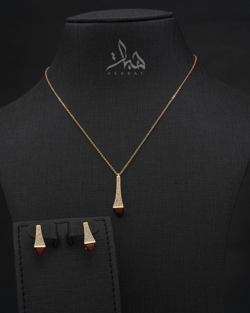 طقم الواس حجر احمر 