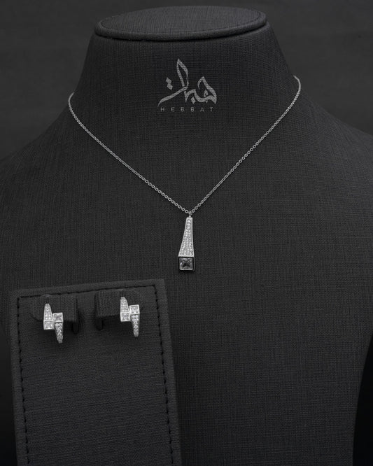 طقم نيدا فضي