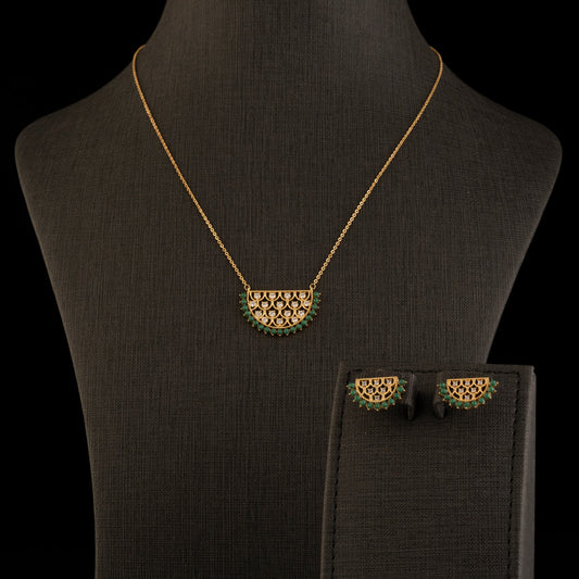 طقم بريشا ذهبي ذهبي 