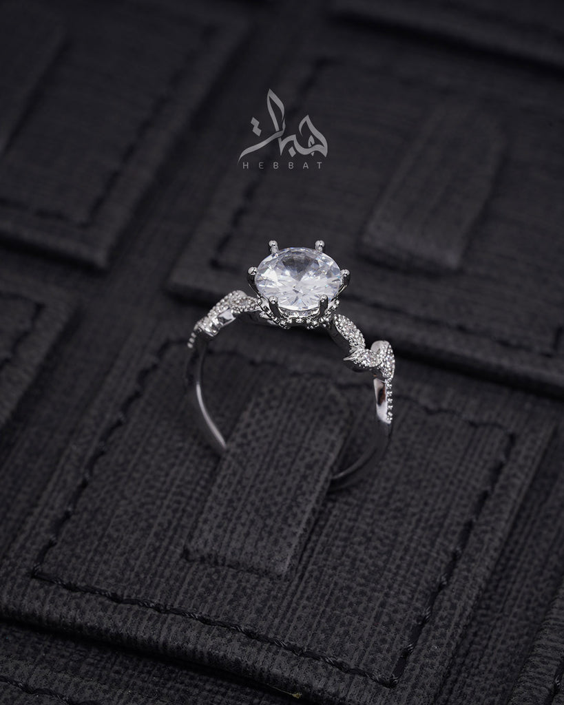 خاتم ابريل فضي 