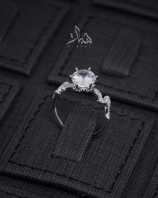 خاتم ابريل فضي 